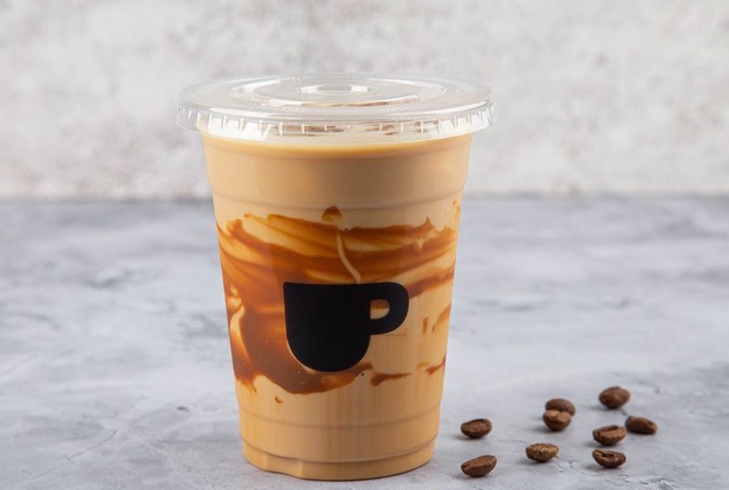 Today: Iced caramel latte